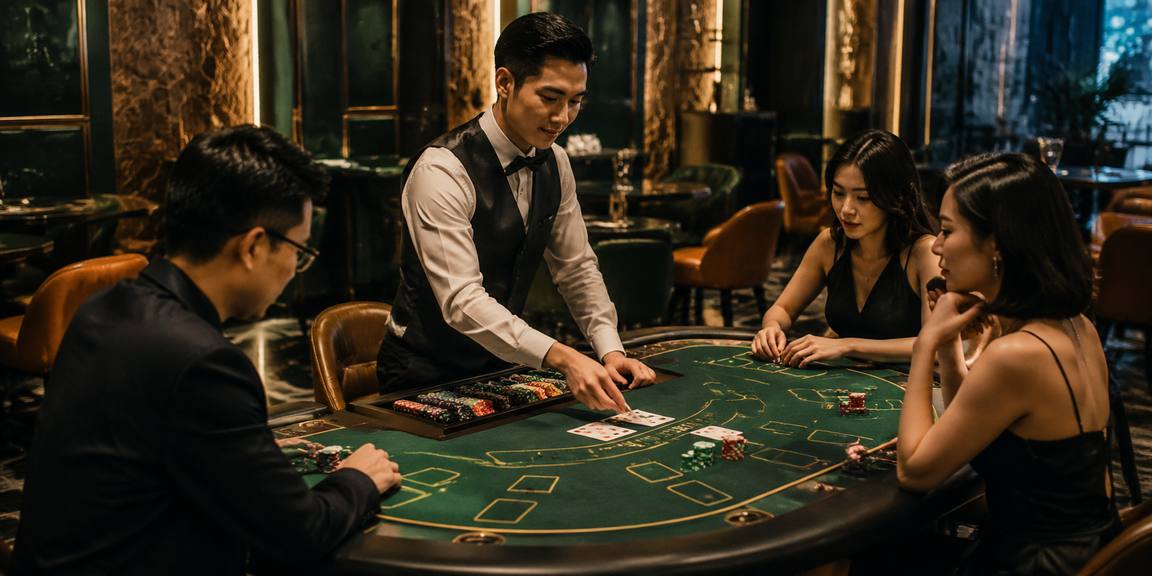 qk68 Mở sảnh casino trực tiếp và chọn bàn phù hợp